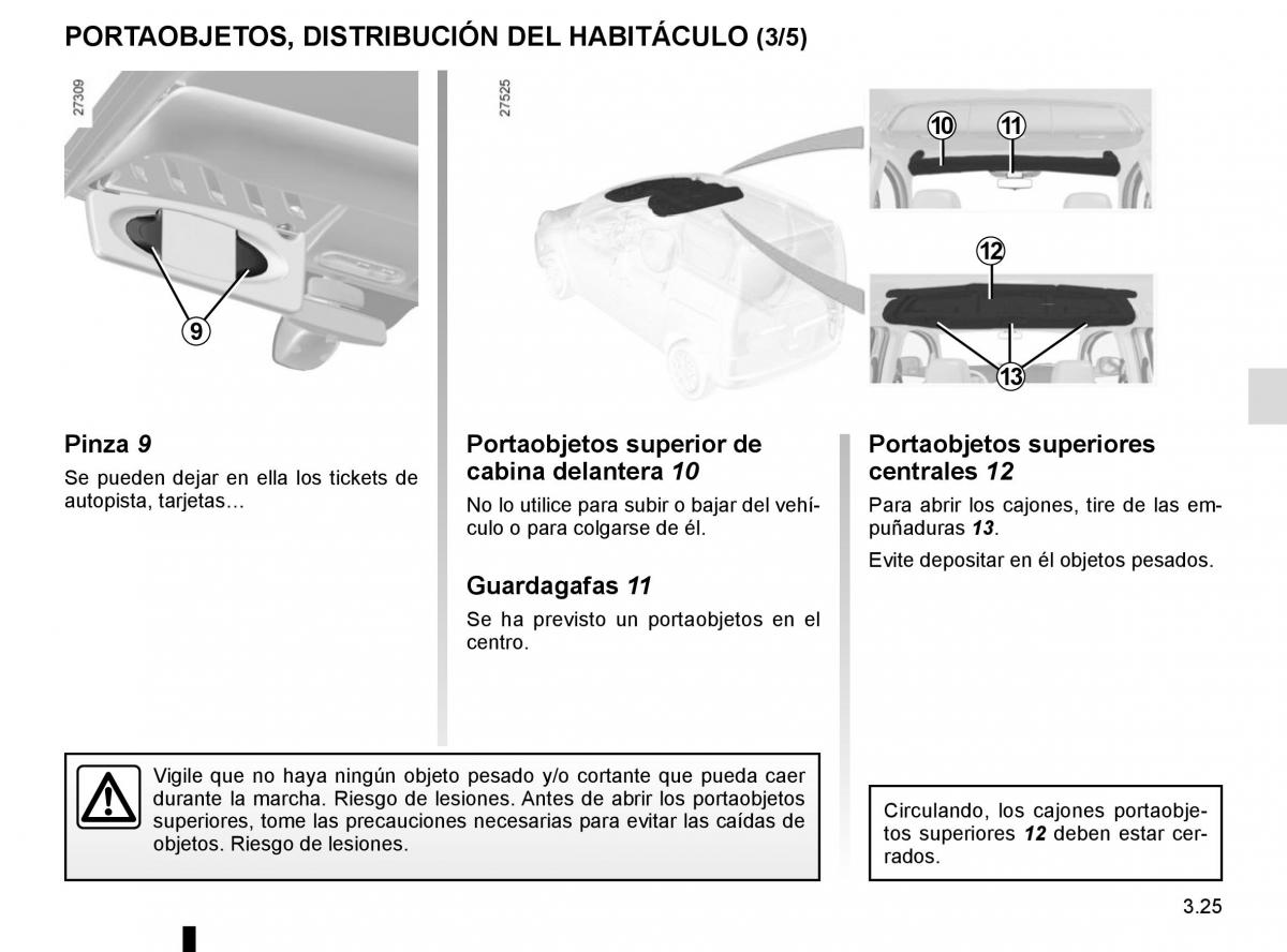 Renault Kangoo II 2 manual del propietario / page 157