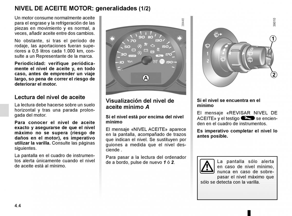 Renault Kangoo II 2 manual del propietario / page 172