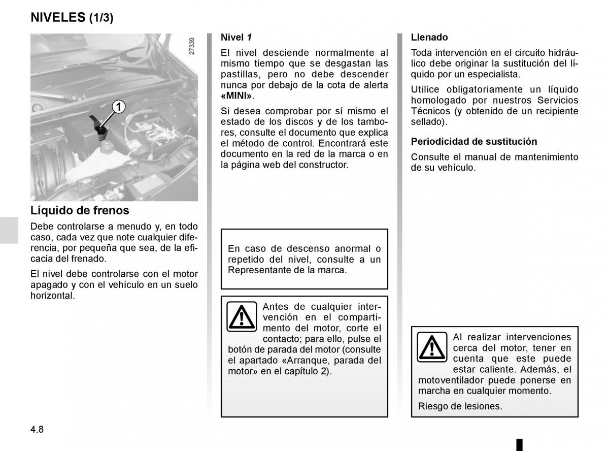 Renault Kangoo II 2 manual del propietario / page 176