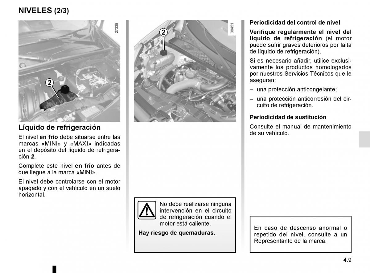 Renault Kangoo II 2 manual del propietario / page 177