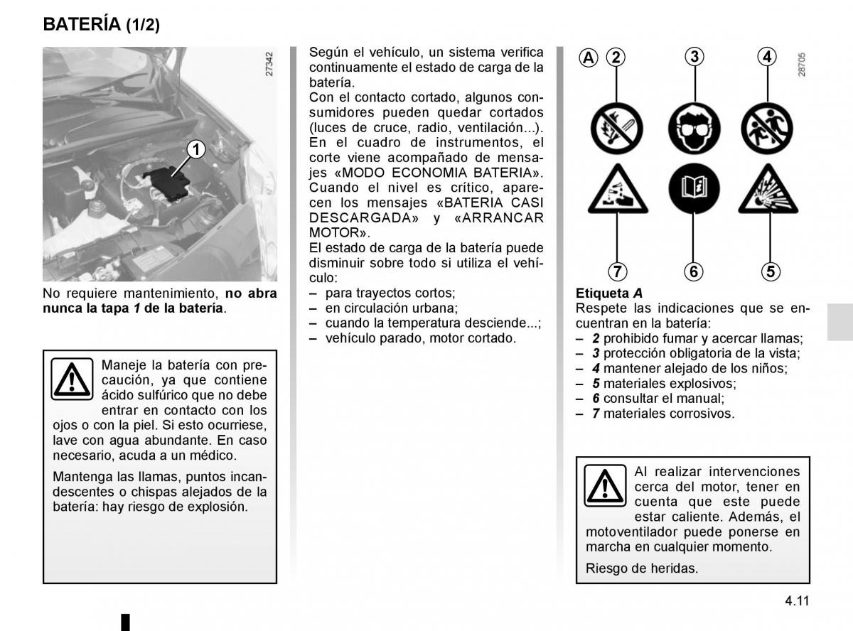 Renault Kangoo II 2 manual del propietario / page 179