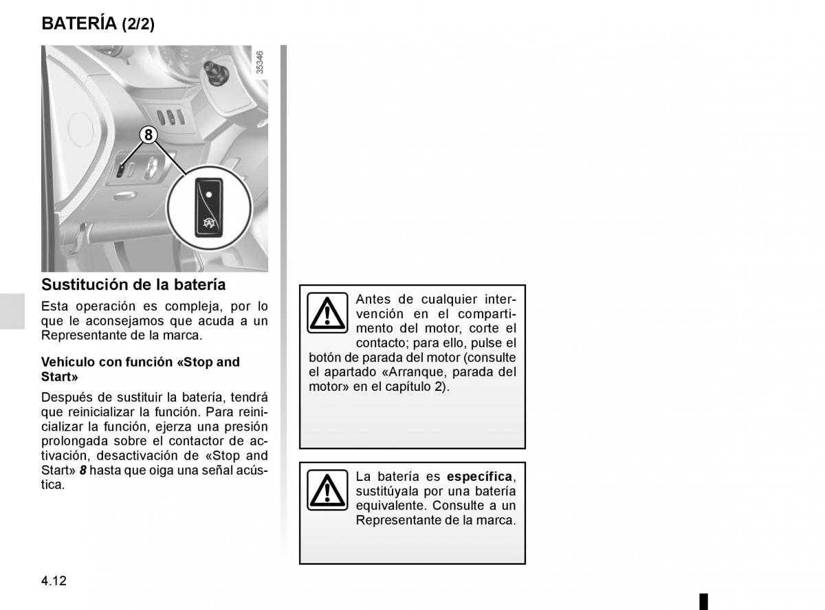 Renault Kangoo II 2 manual del propietario / page 180