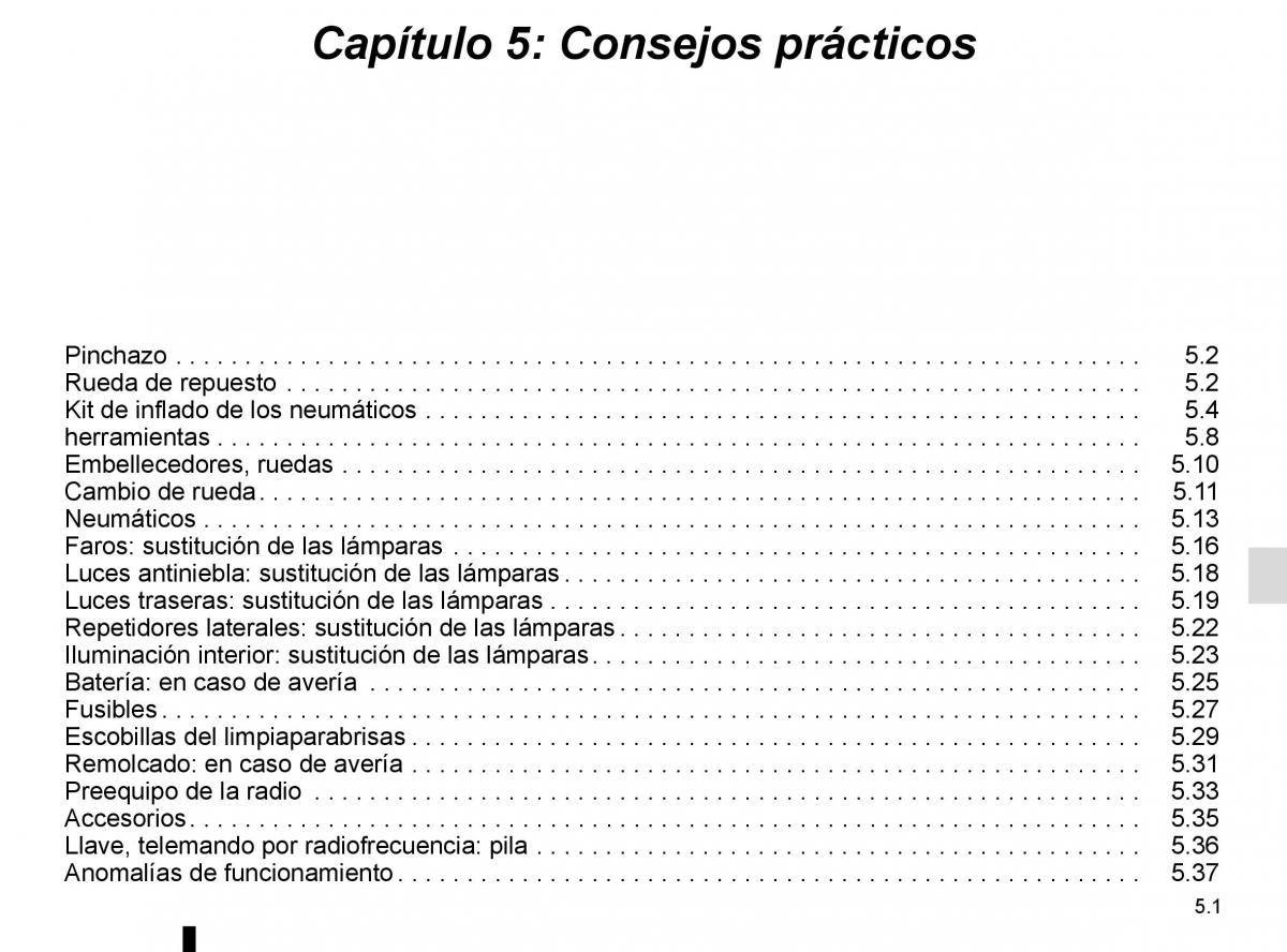 Renault Kangoo II 2 manual del propietario / page 187