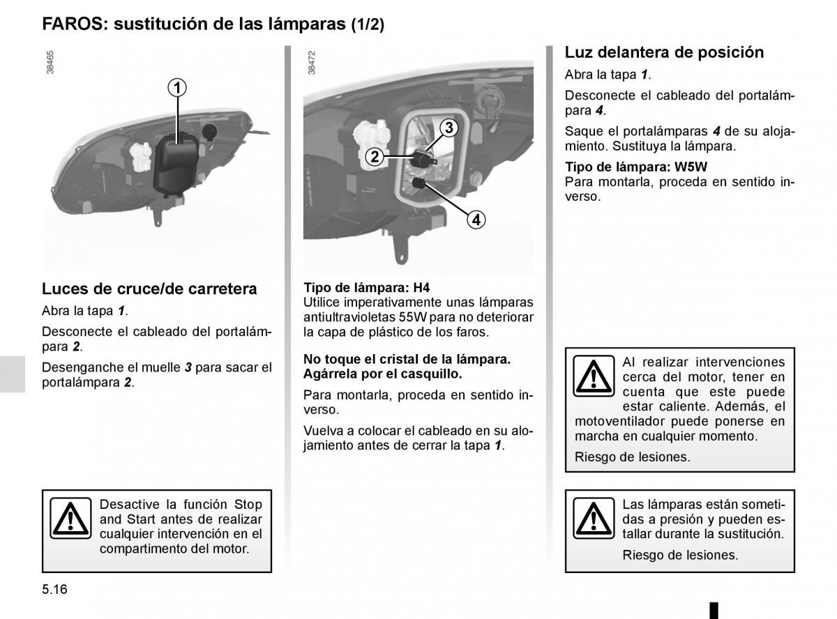 Renault Kangoo II 2 manual del propietario / page 202