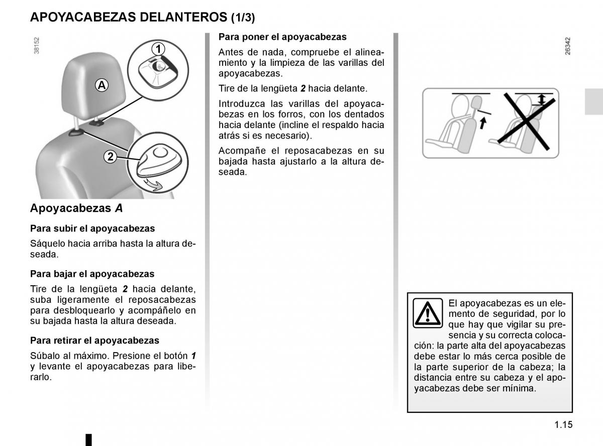 Renault Kangoo II 2 manual del propietario / page 21