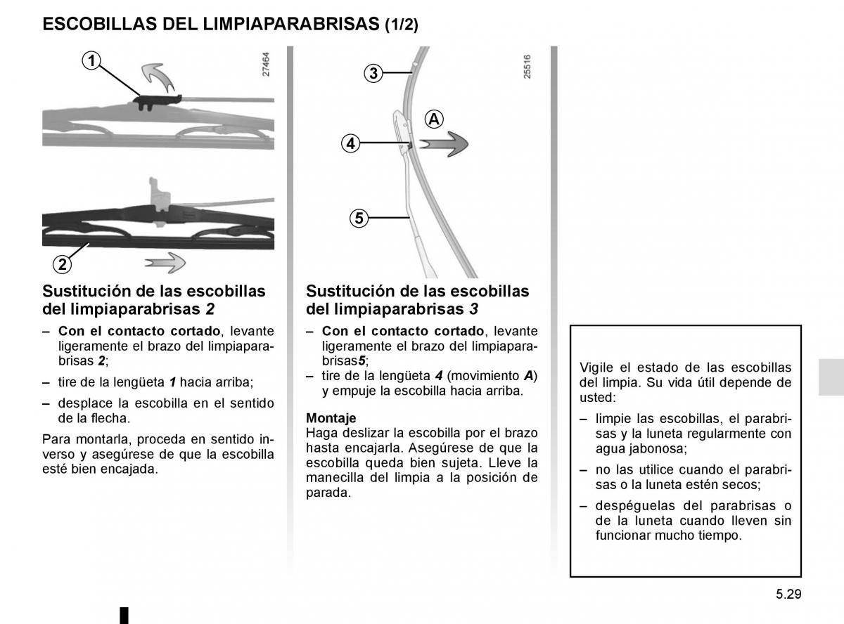 Renault Kangoo II 2 manual del propietario / page 215