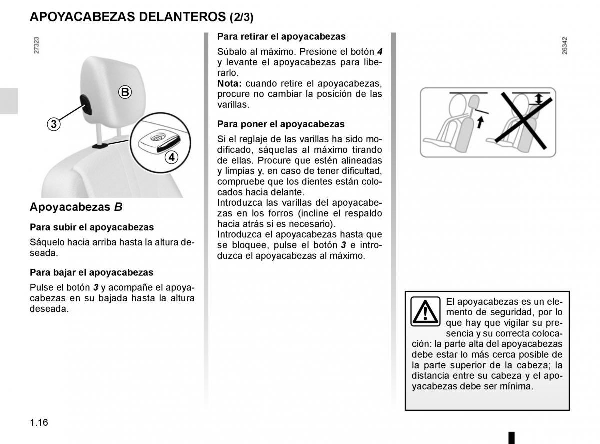 Renault Kangoo II 2 manual del propietario / page 22