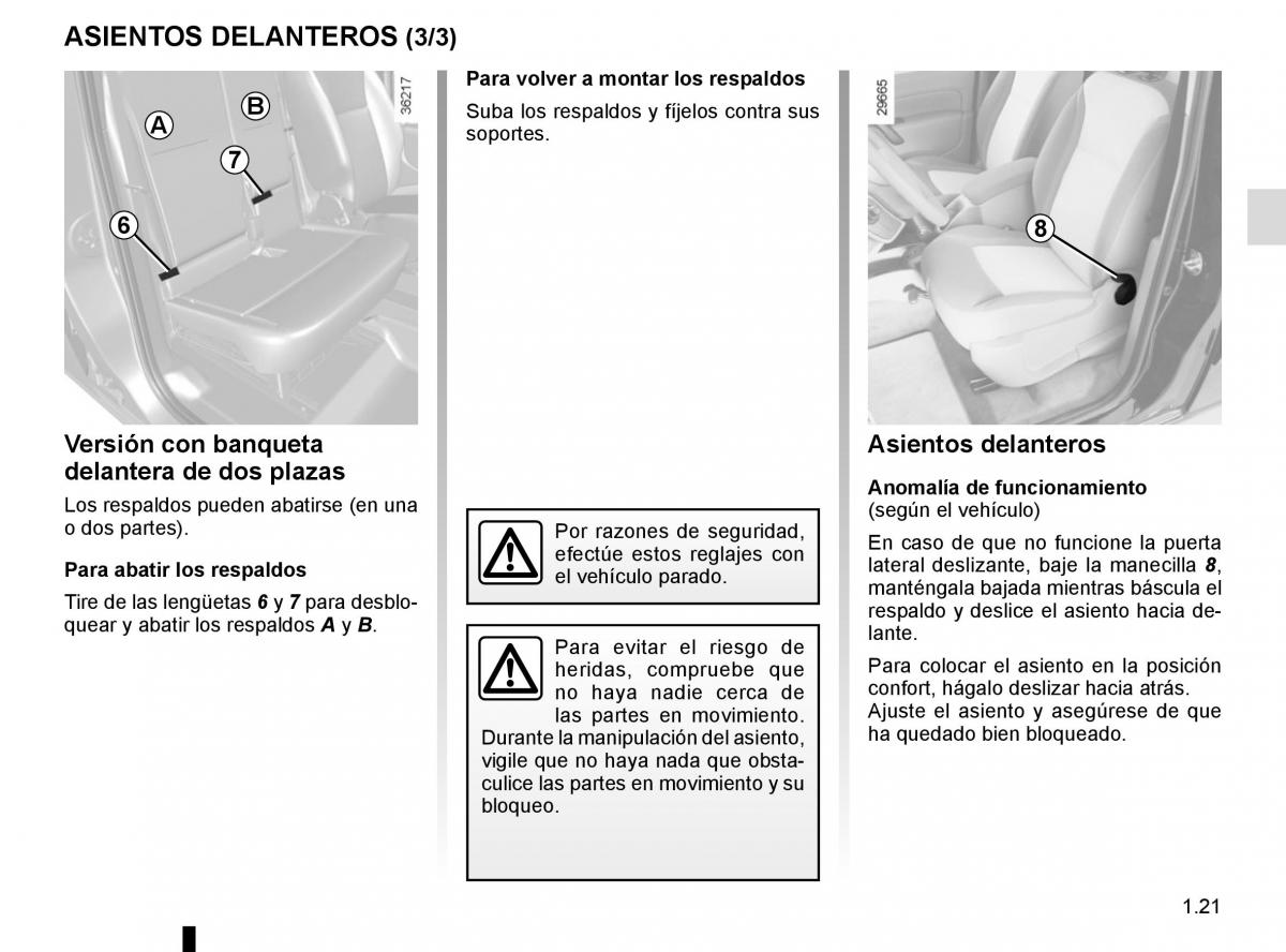 Renault Kangoo II 2 manual del propietario / page 27