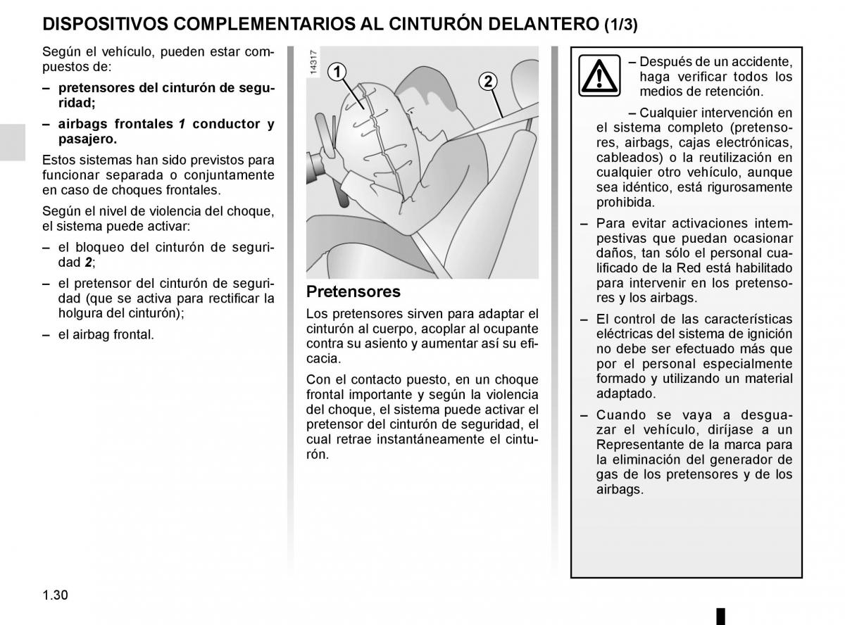 Renault Kangoo II 2 manual del propietario / page 36