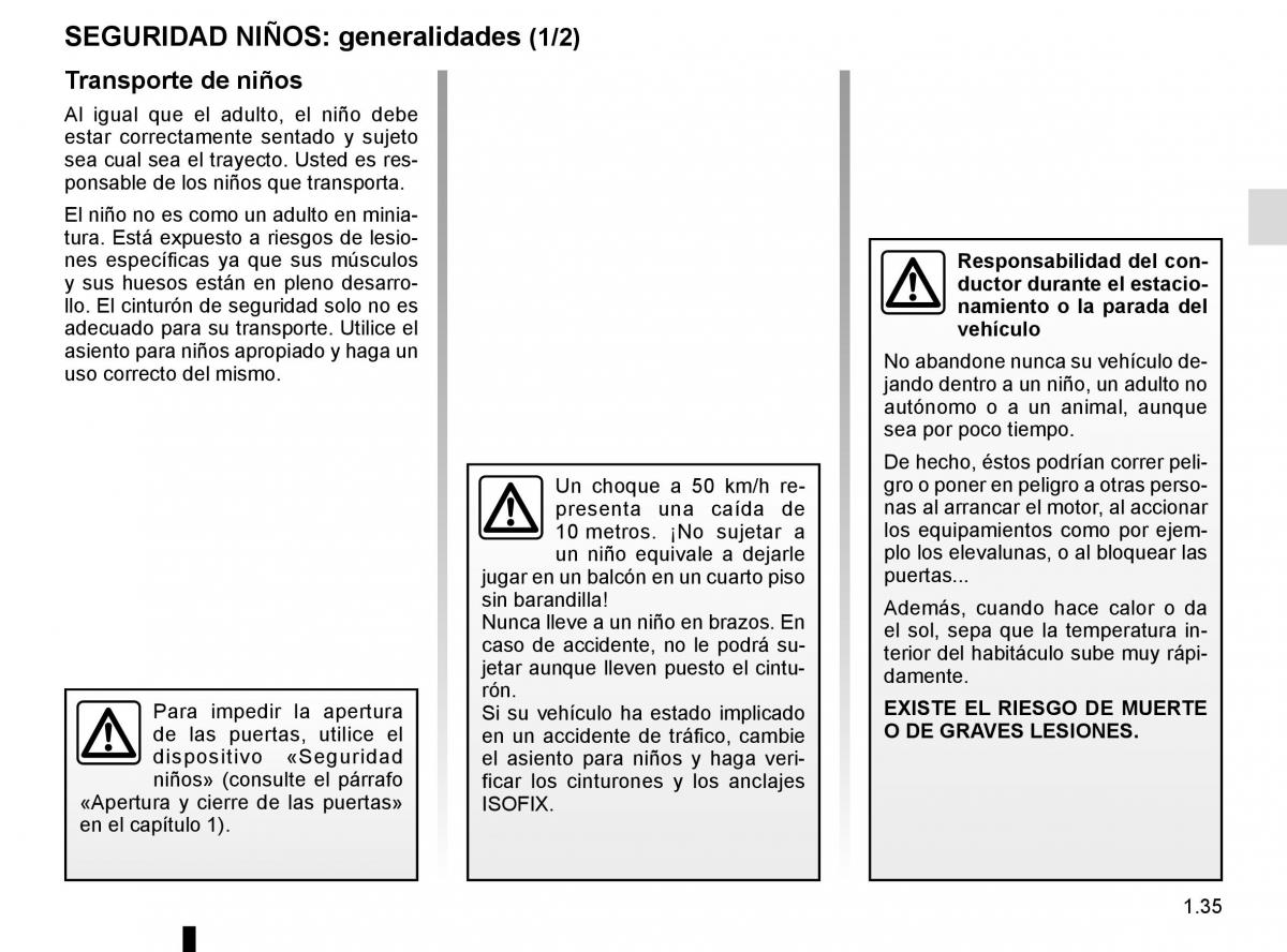 Renault Kangoo II 2 manual del propietario / page 41