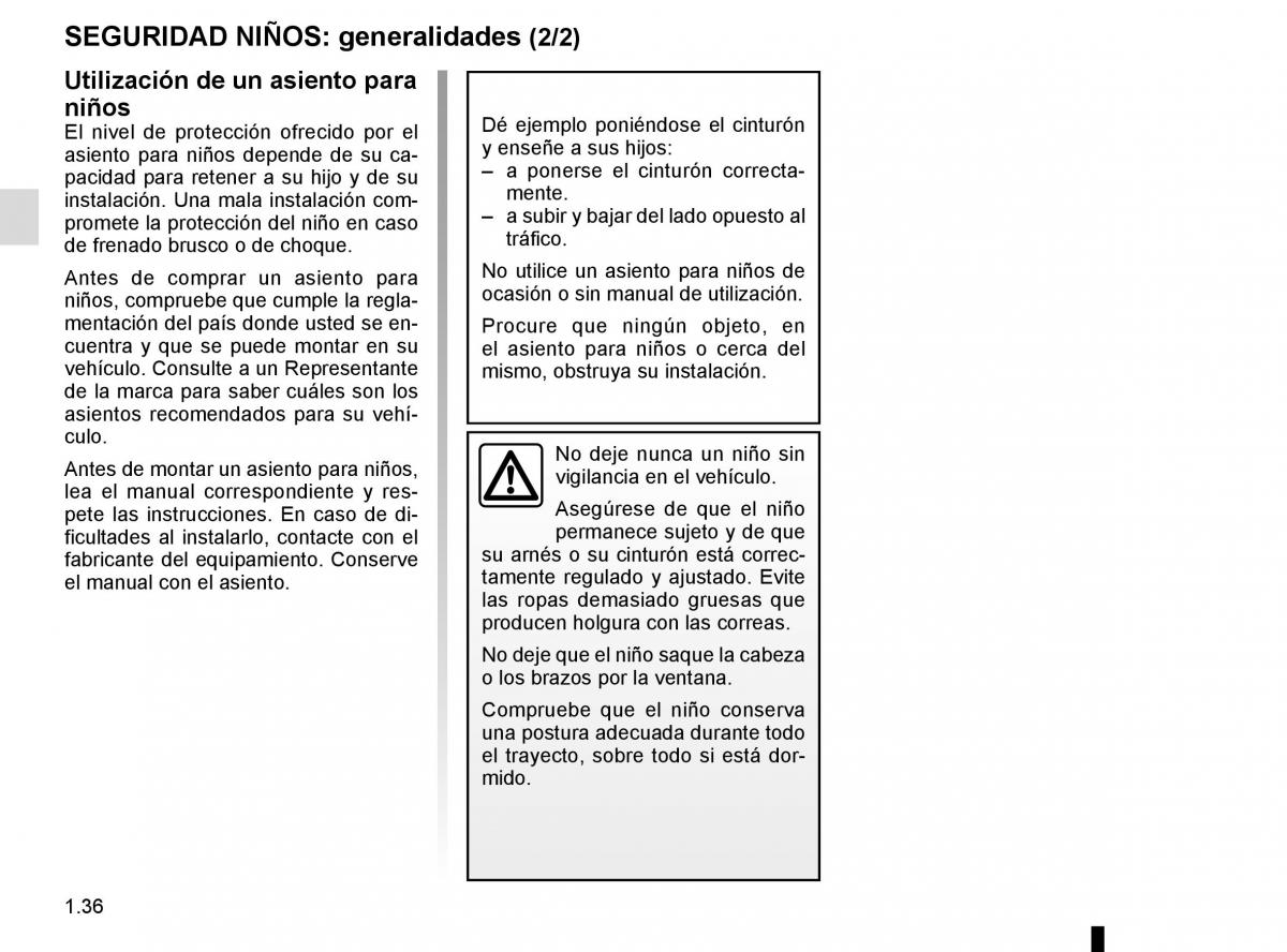 Renault Kangoo II 2 manual del propietario / page 42