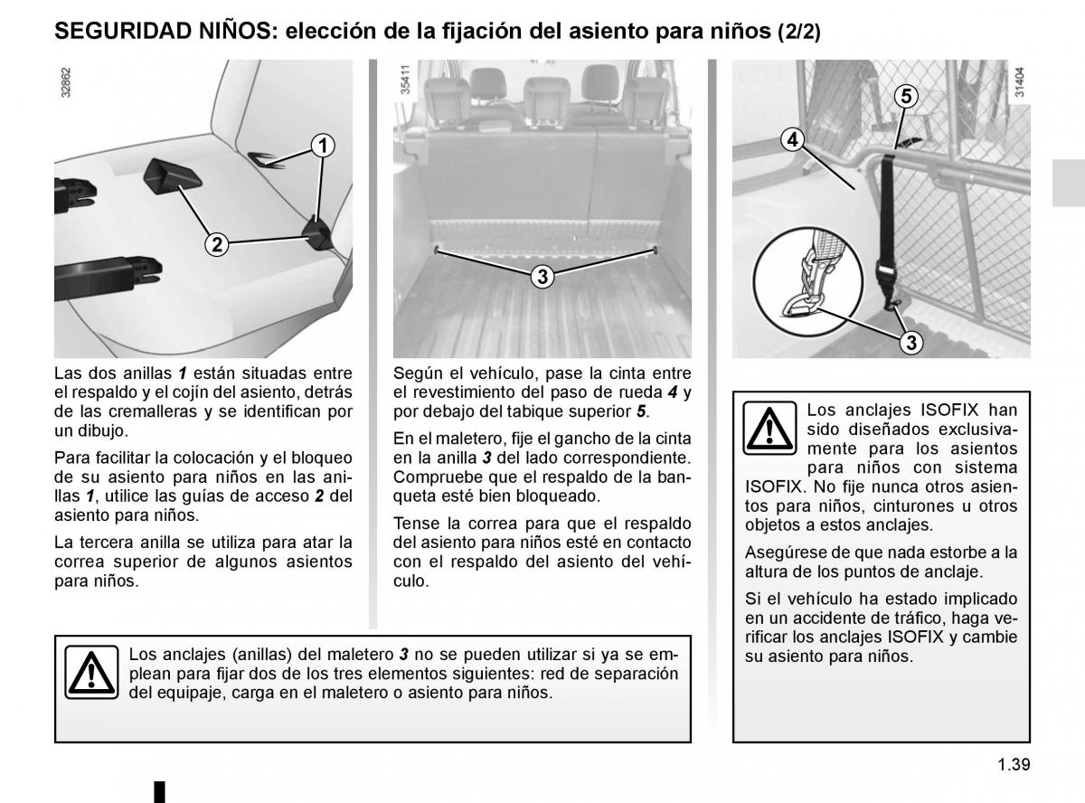 Renault Kangoo II 2 manual del propietario / page 45