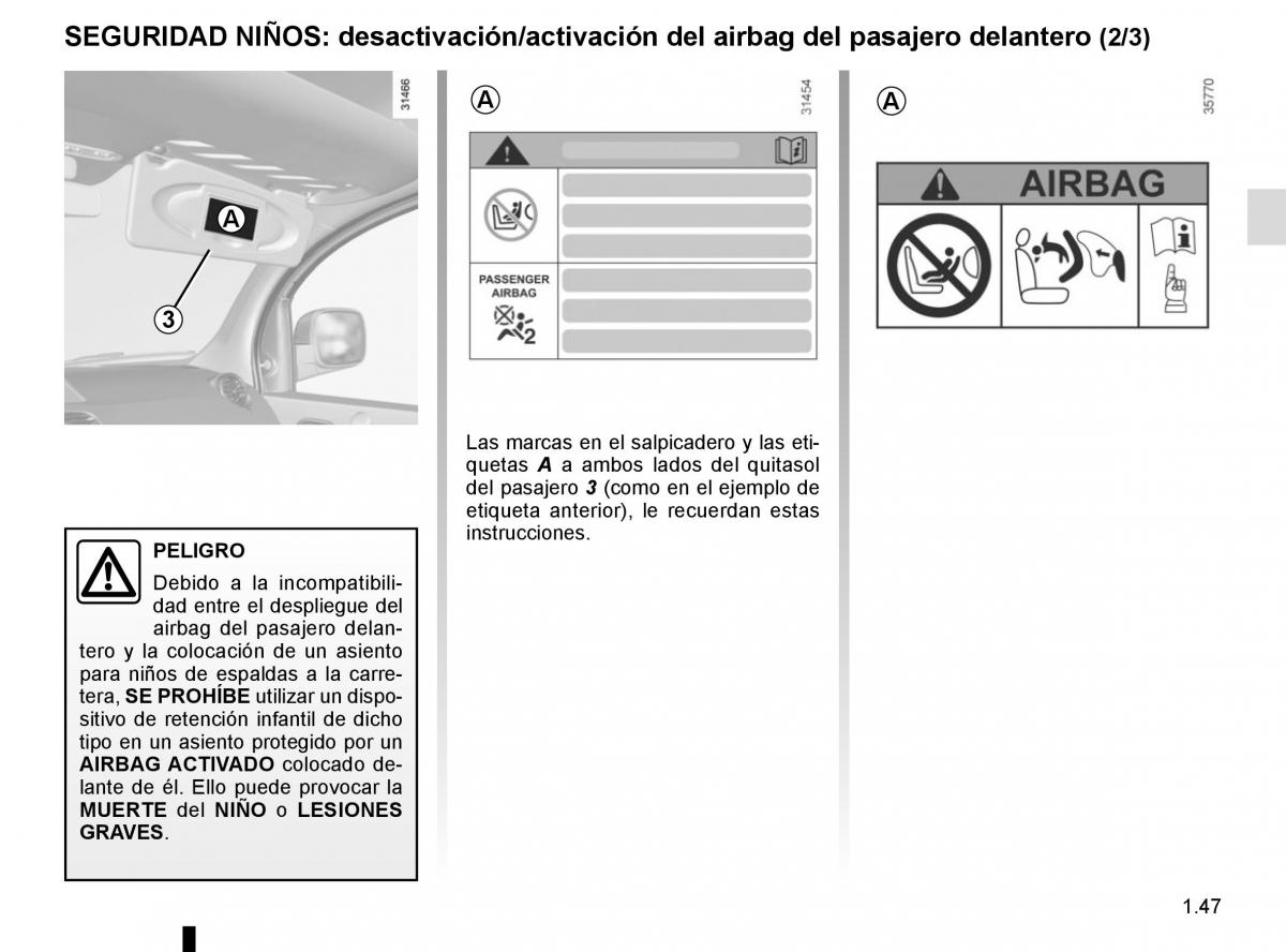 Renault Kangoo II 2 manual del propietario / page 53