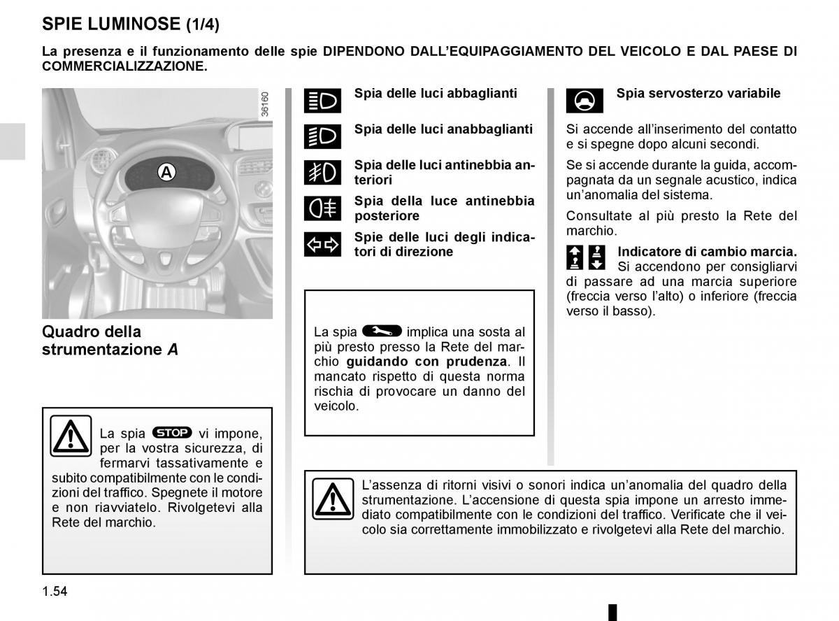 Renault Kangoo II 2 manuale del proprietario / page 60