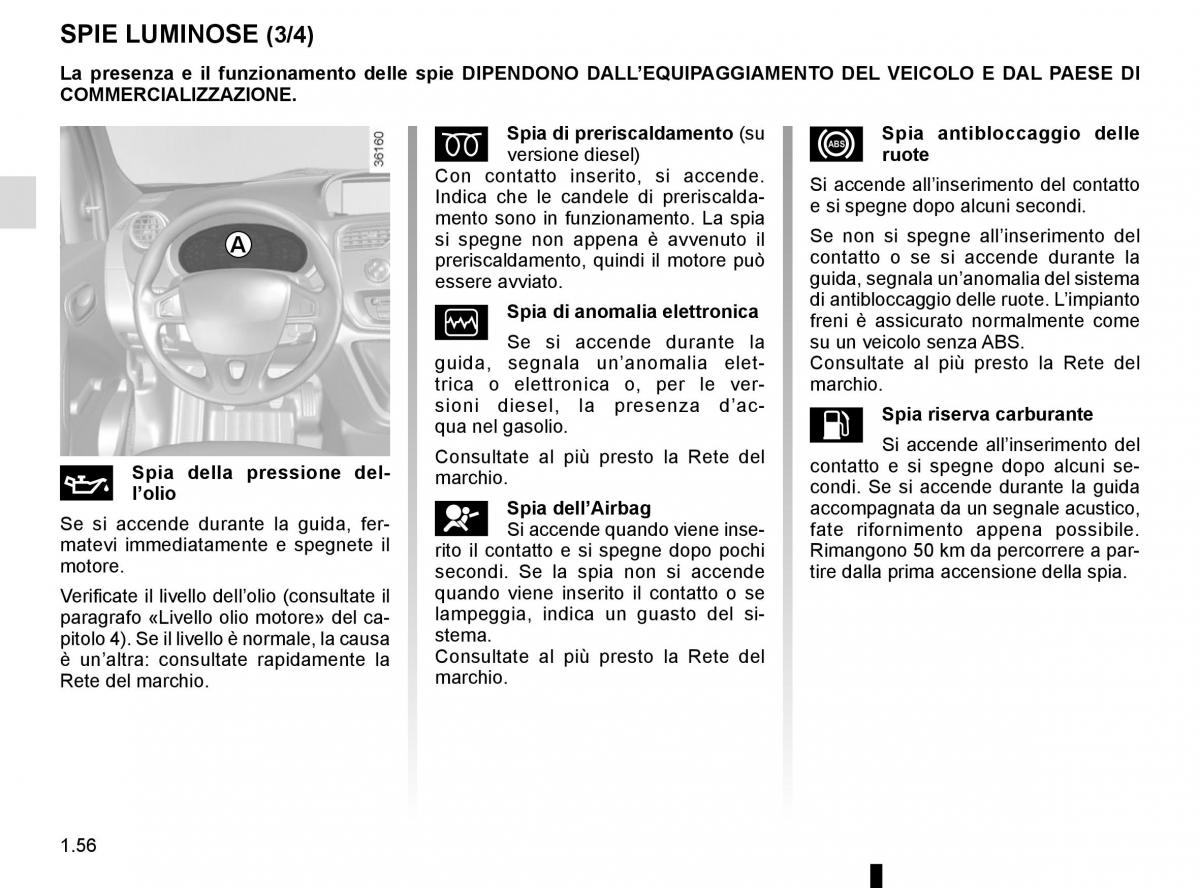 Renault Kangoo II 2 manuale del proprietario / page 62