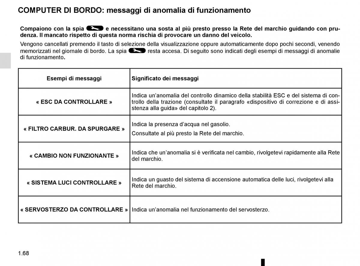 Renault Kangoo II 2 manuale del proprietario / page 74