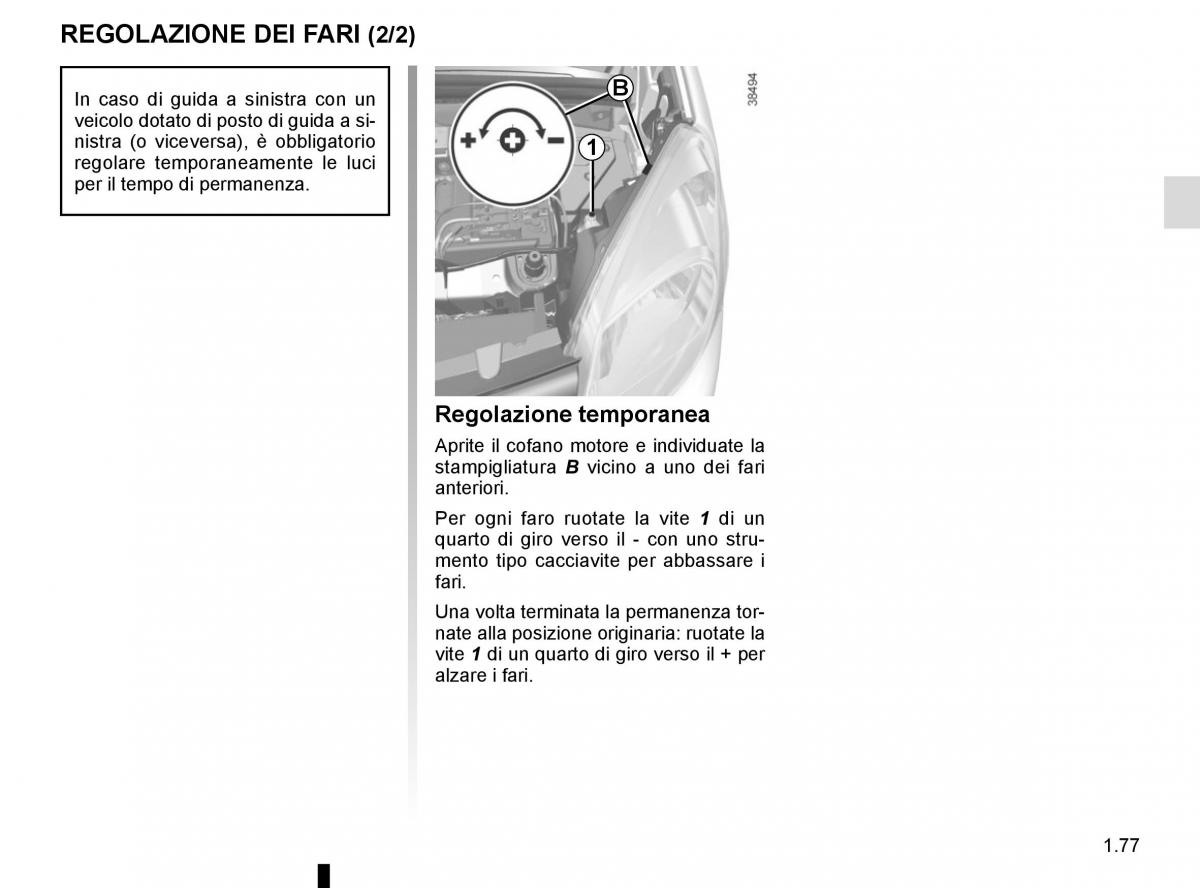 Renault Kangoo II 2 manuale del proprietario / page 83