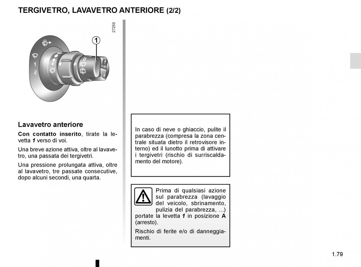 Renault Kangoo II 2 manuale del proprietario / page 85