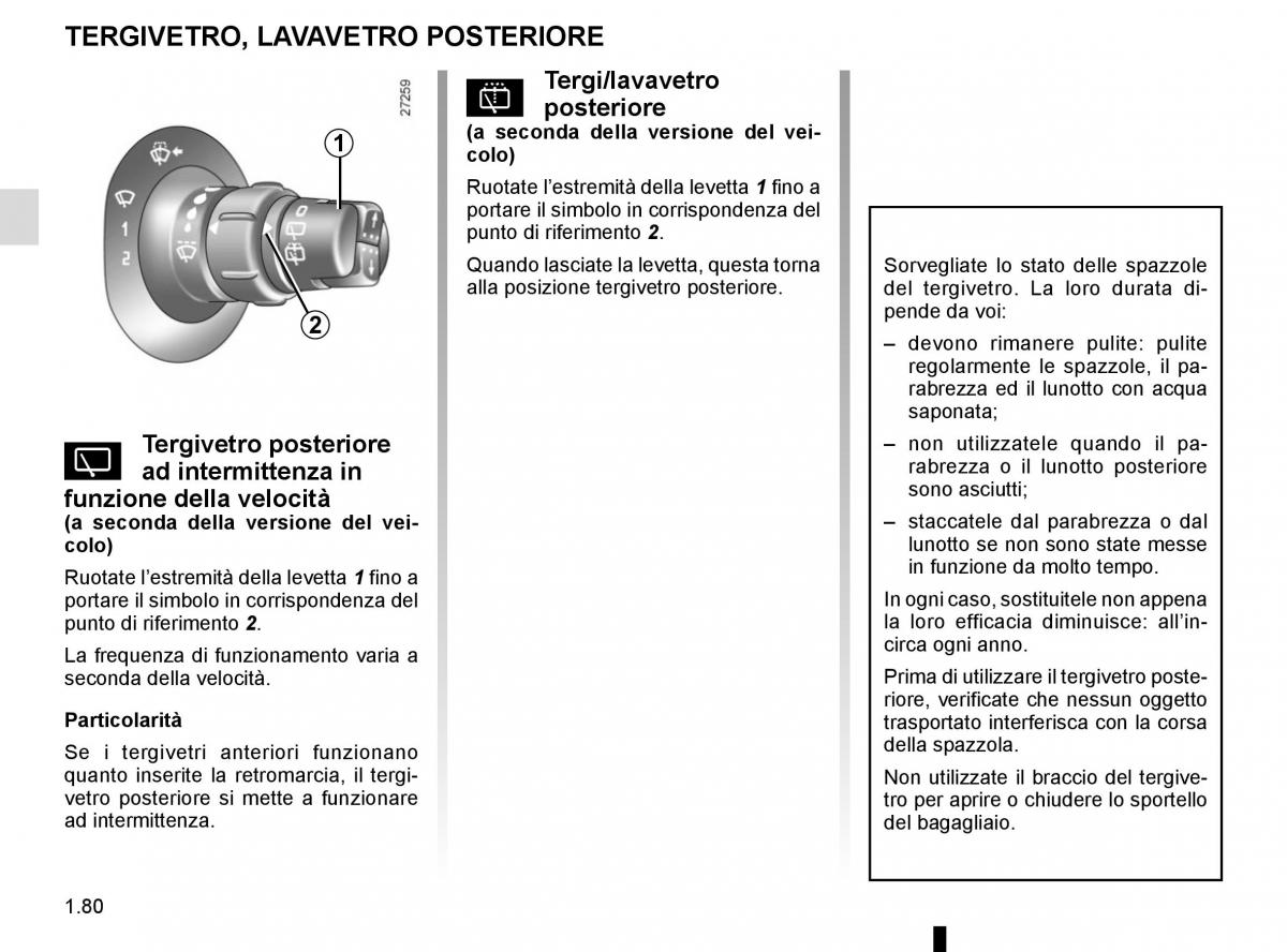 Renault Kangoo II 2 manuale del proprietario / page 86