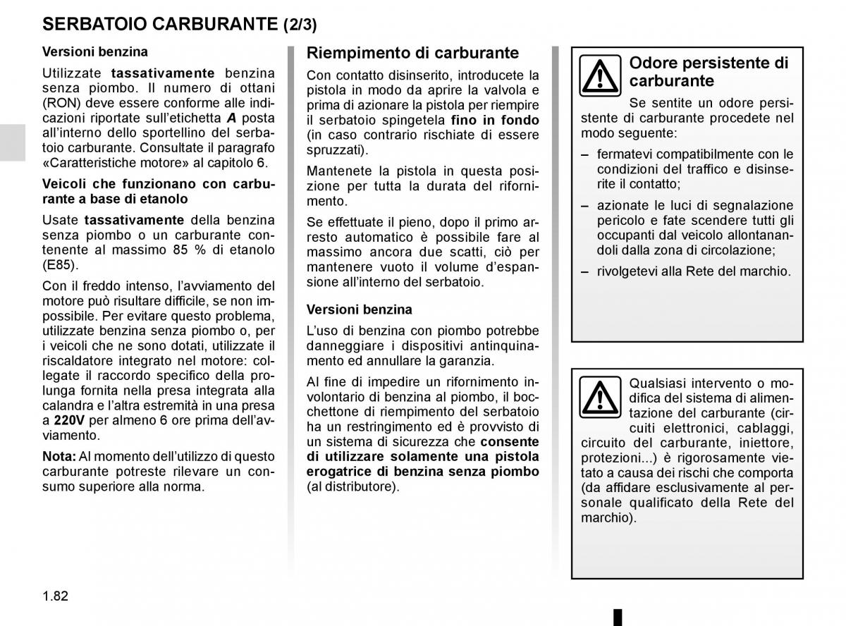 Renault Kangoo II 2 manuale del proprietario / page 88