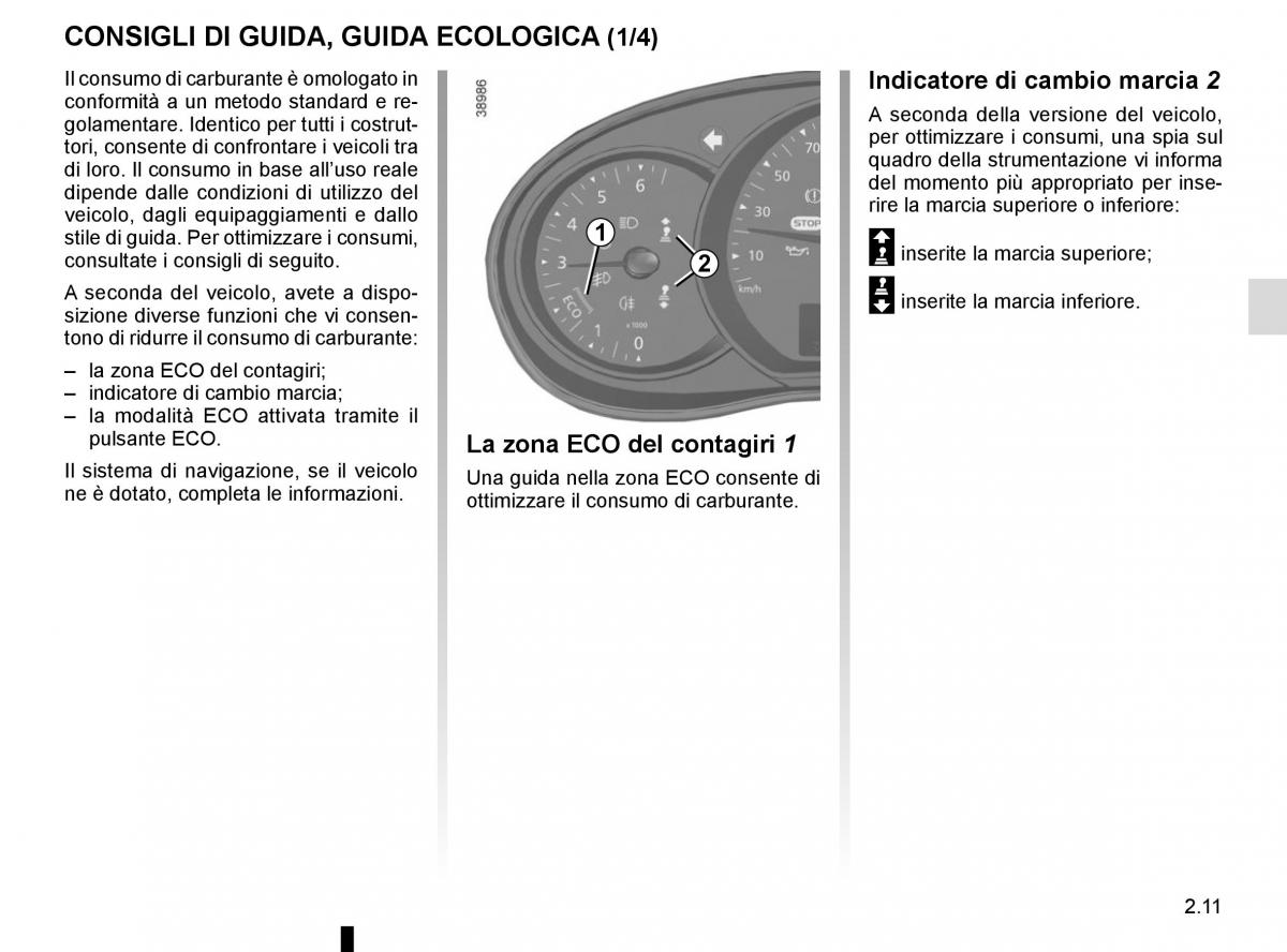 Renault Kangoo II 2 manuale del proprietario / page 101