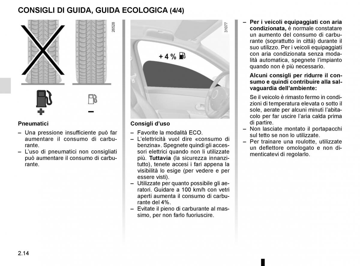 Renault Kangoo II 2 manuale del proprietario / page 104