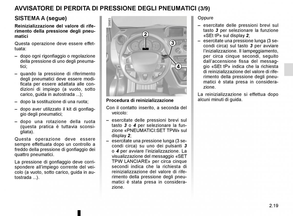 Renault Kangoo II 2 manuale del proprietario / page 109