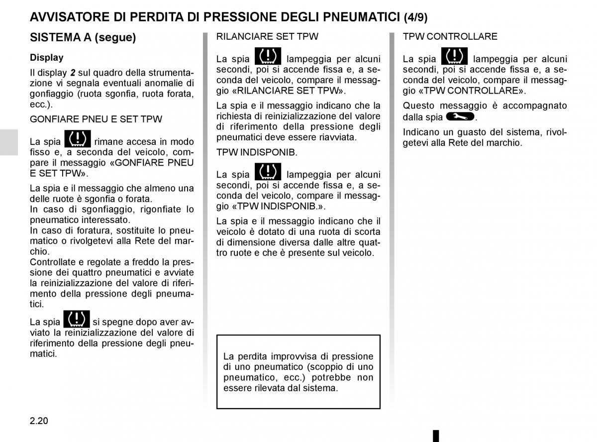 Renault Kangoo II 2 manuale del proprietario / page 110