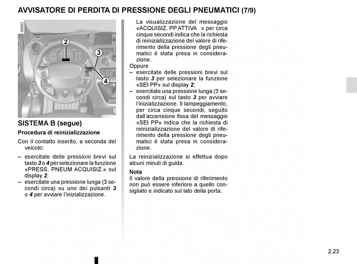 Renault Kangoo II 2 manuale del proprietario / page 113