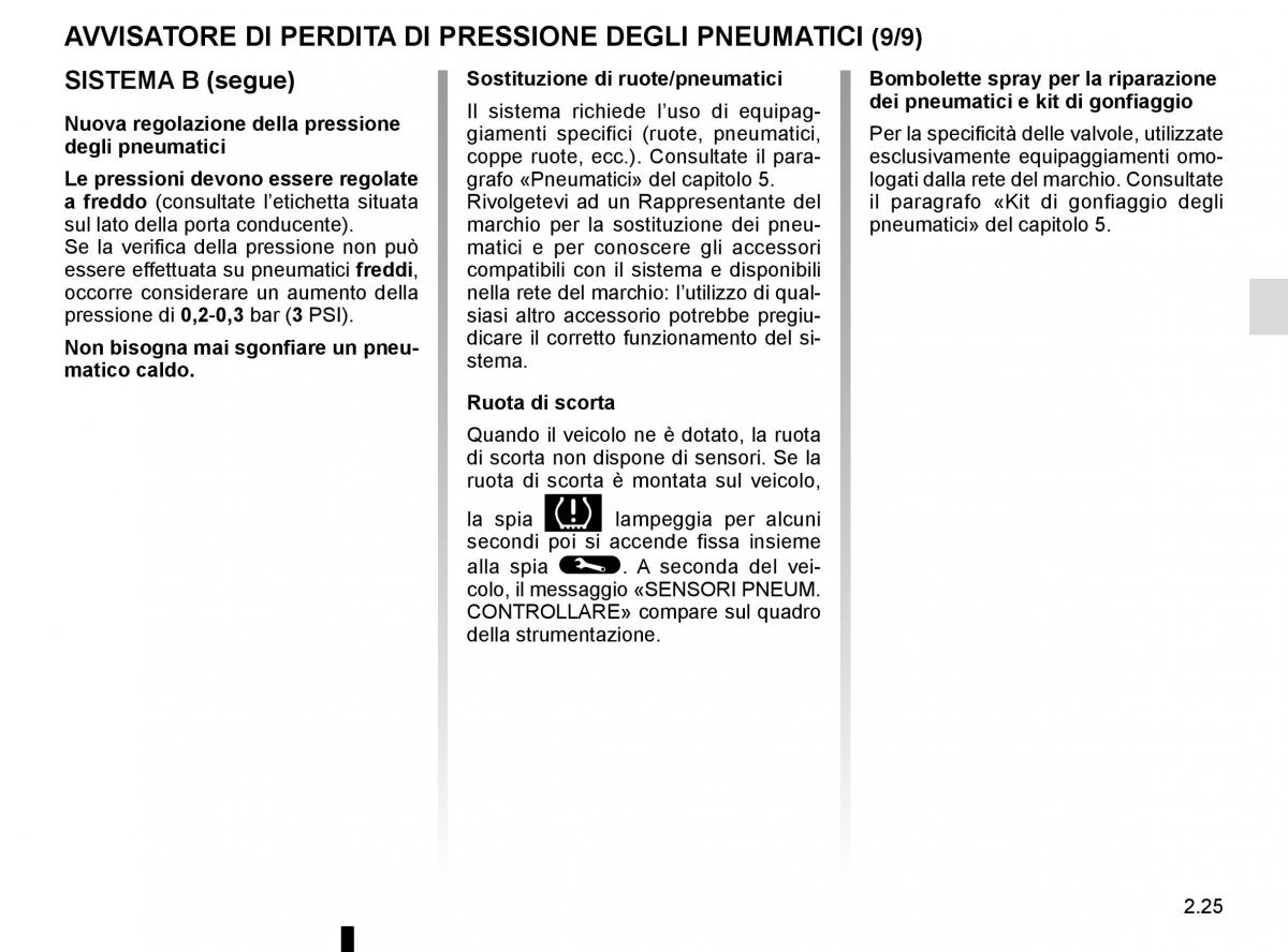 Renault Kangoo II 2 manuale del proprietario / page 115