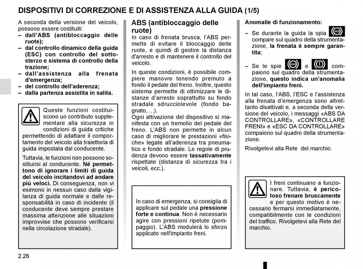 Renault Kangoo II 2 manuale del proprietario / page 116