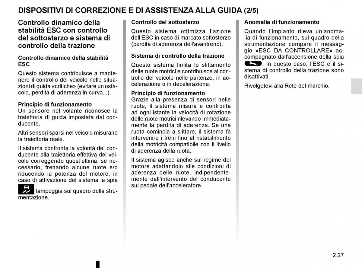 Renault Kangoo II 2 manuale del proprietario / page 117