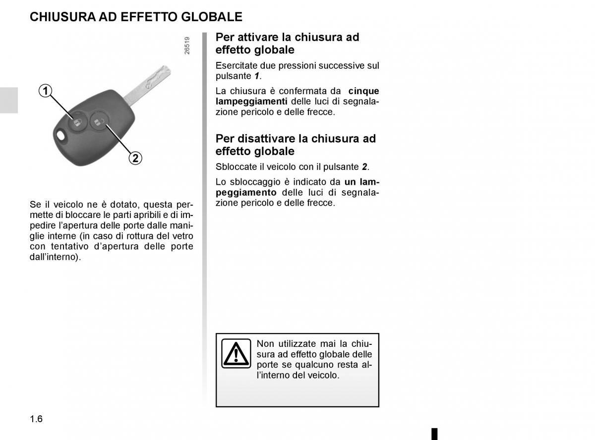 Renault Kangoo II 2 manuale del proprietario / page 12