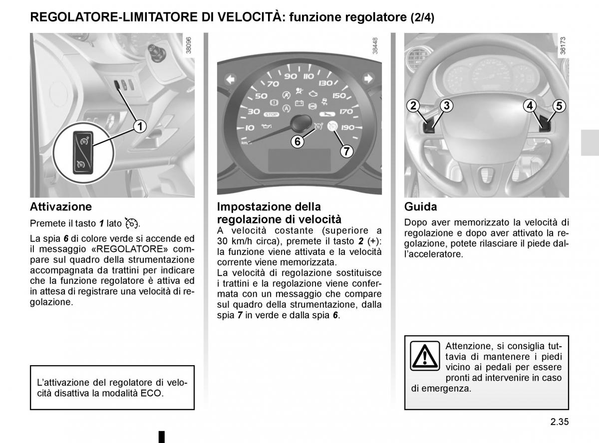 Renault Kangoo II 2 manuale del proprietario / page 125