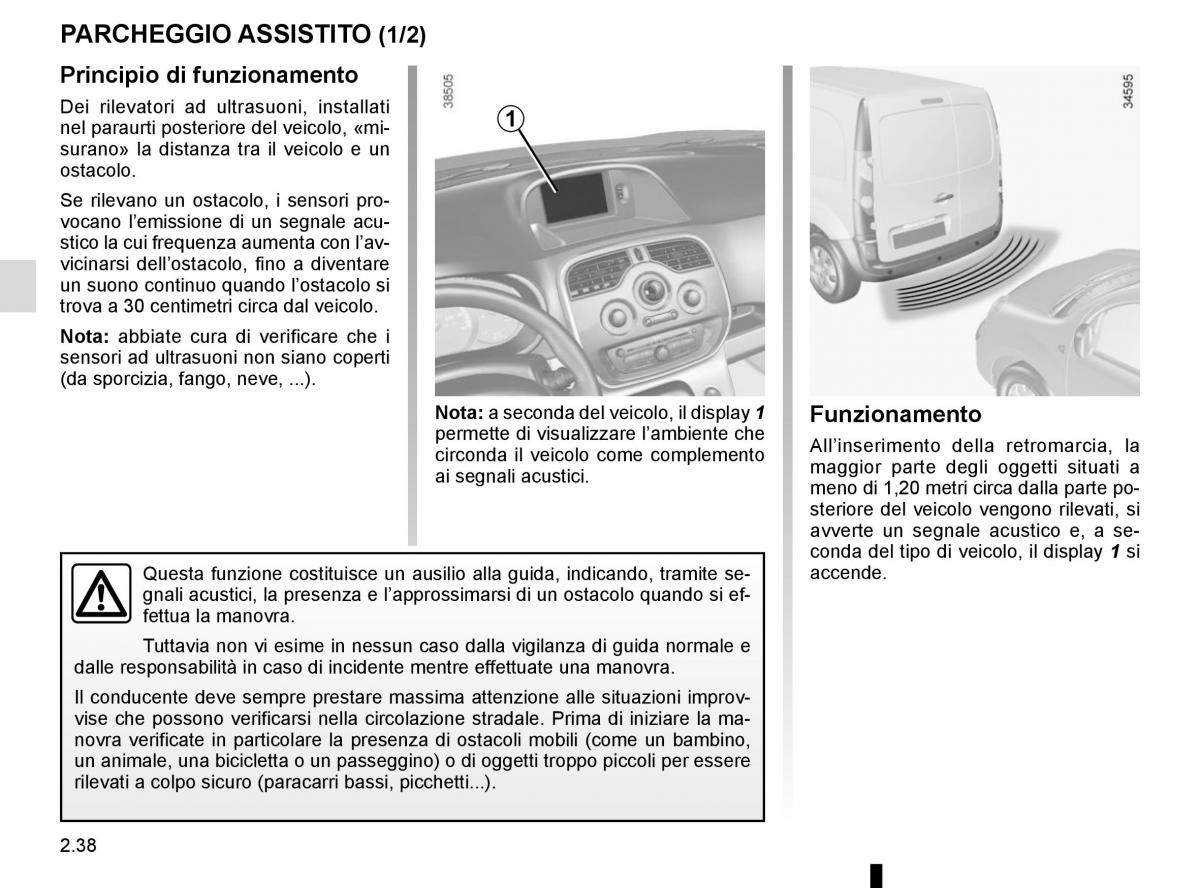 Renault Kangoo II 2 manuale del proprietario / page 128