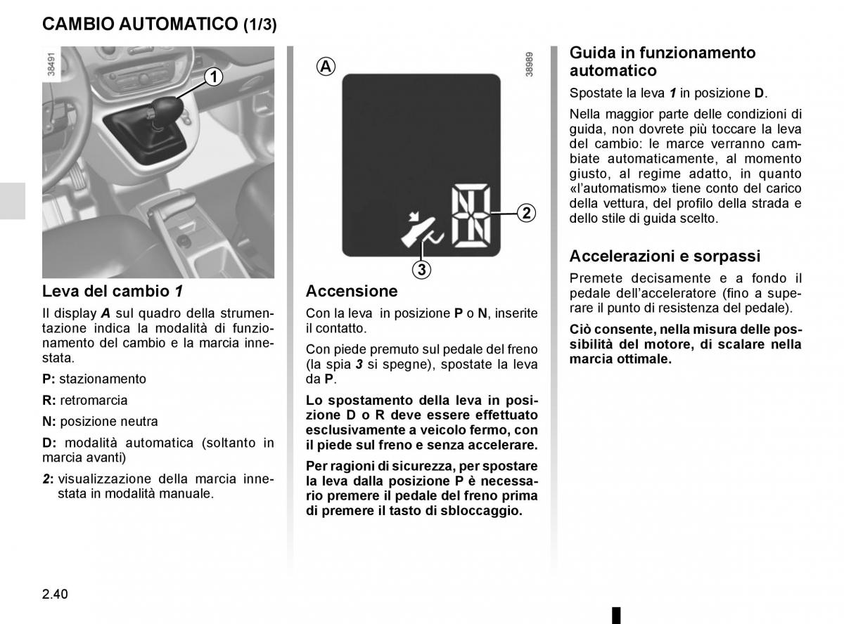 Renault Kangoo II 2 manuale del proprietario / page 130