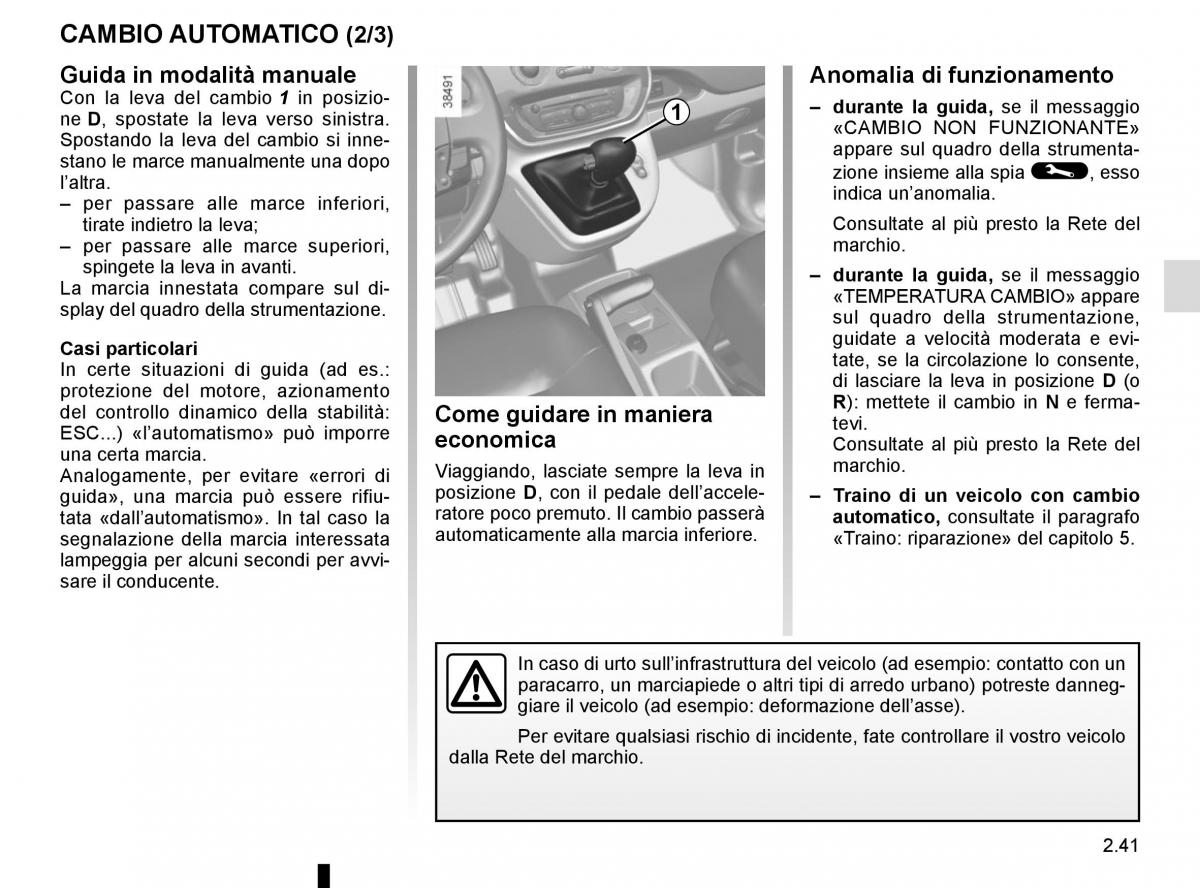 Renault Kangoo II 2 manuale del proprietario / page 131