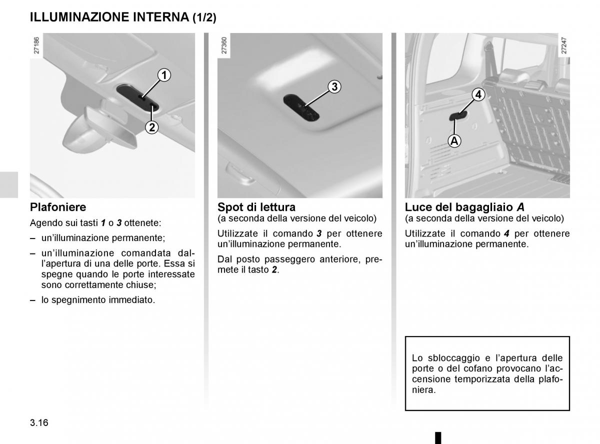 Renault Kangoo II 2 manuale del proprietario / page 148