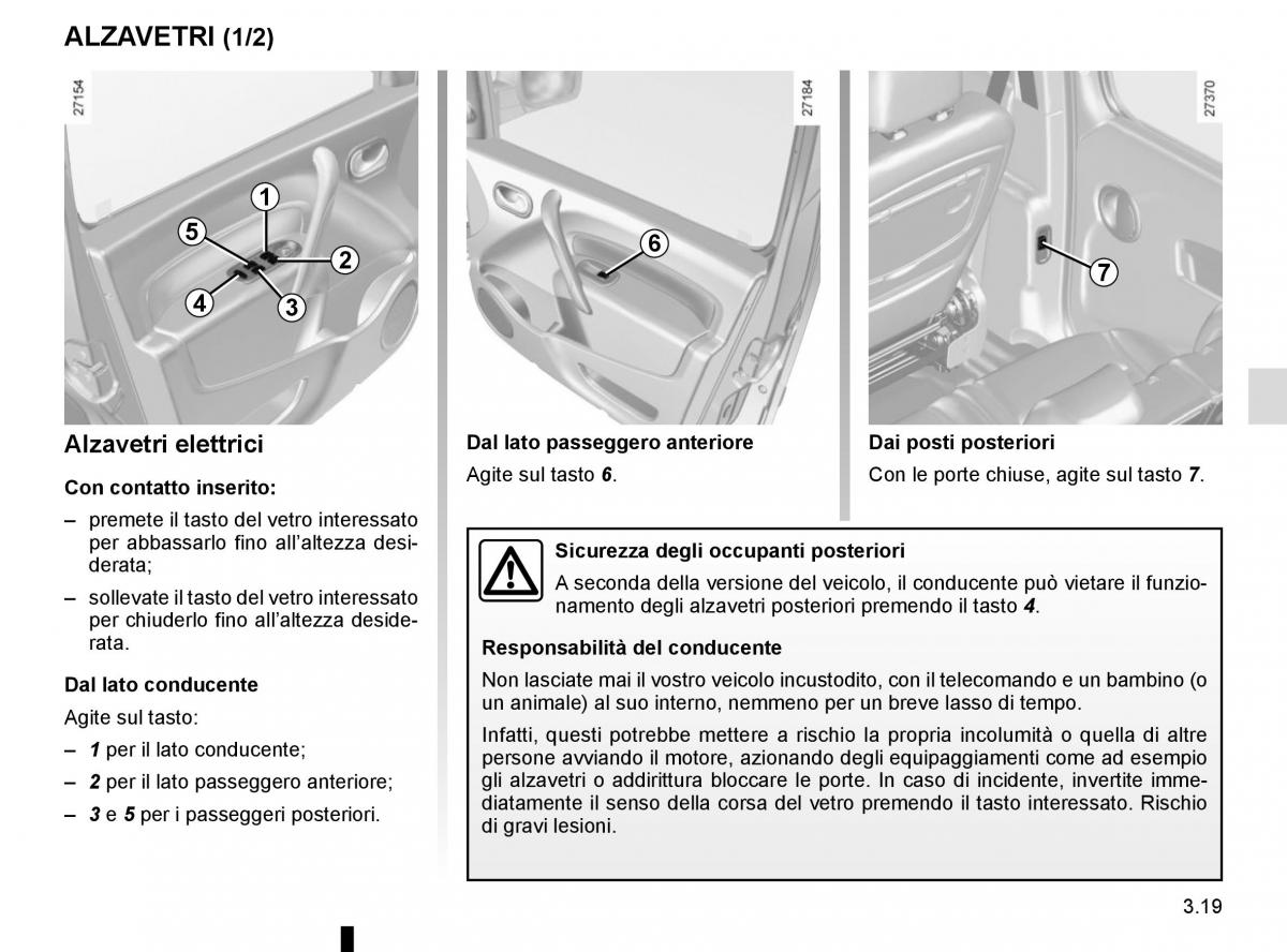 Renault Kangoo II 2 manuale del proprietario / page 151