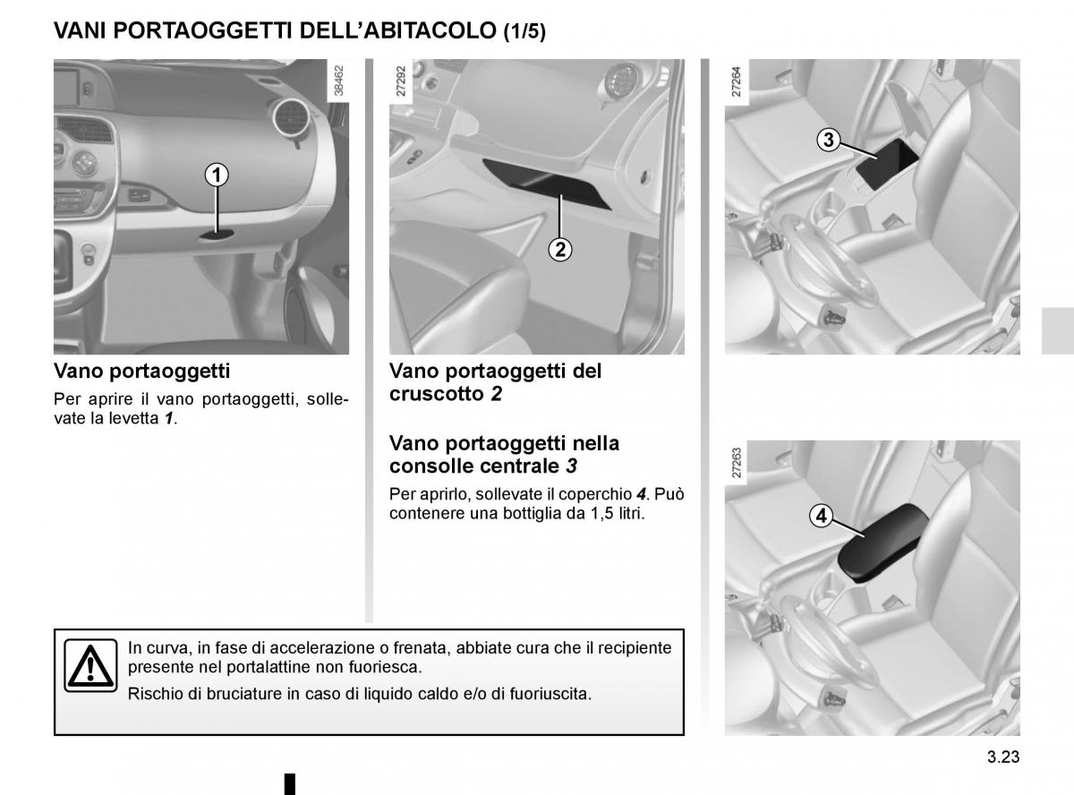 Renault Kangoo II 2 manuale del proprietario / page 155