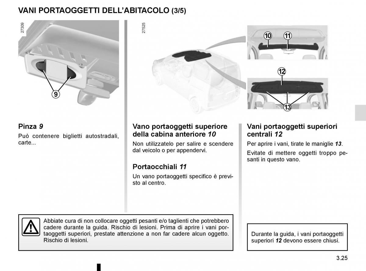 Renault Kangoo II 2 manuale del proprietario / page 157