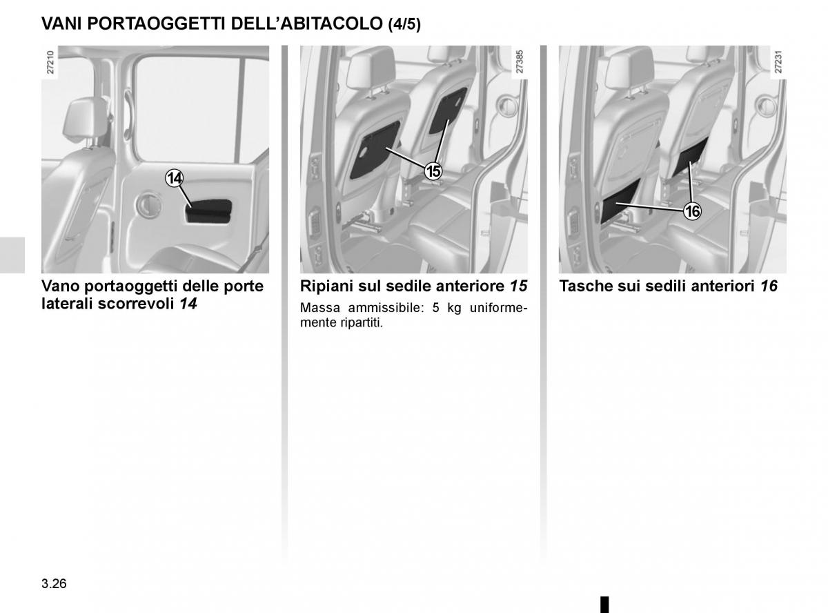 Renault Kangoo II 2 manuale del proprietario / page 158