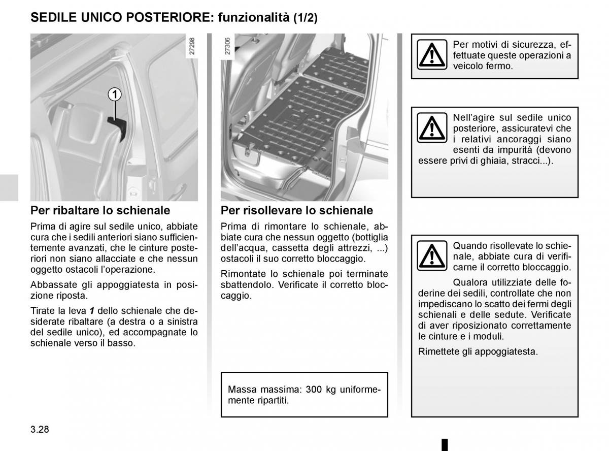 Renault Kangoo II 2 manuale del proprietario / page 160