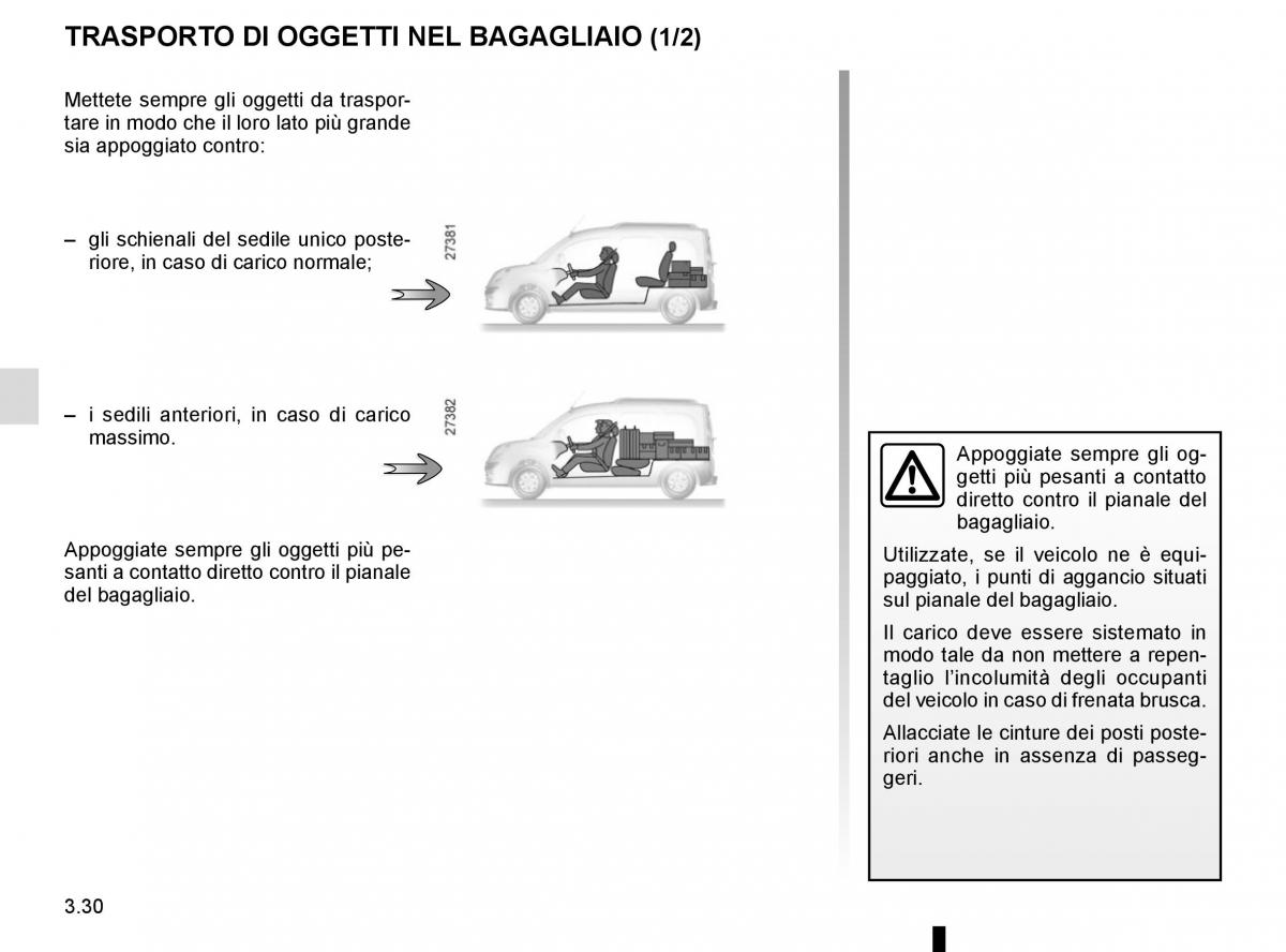 Renault Kangoo II 2 manuale del proprietario / page 162