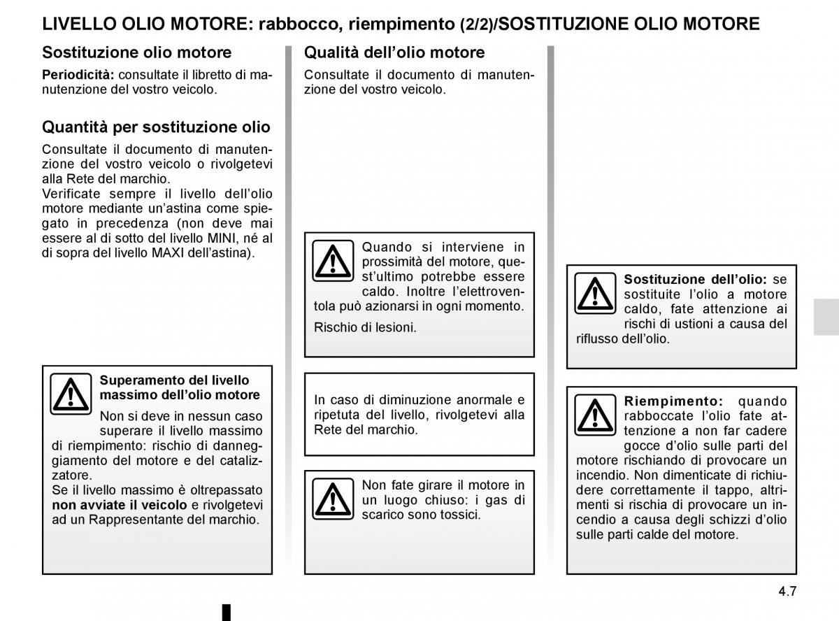 Renault Kangoo II 2 manuale del proprietario / page 175