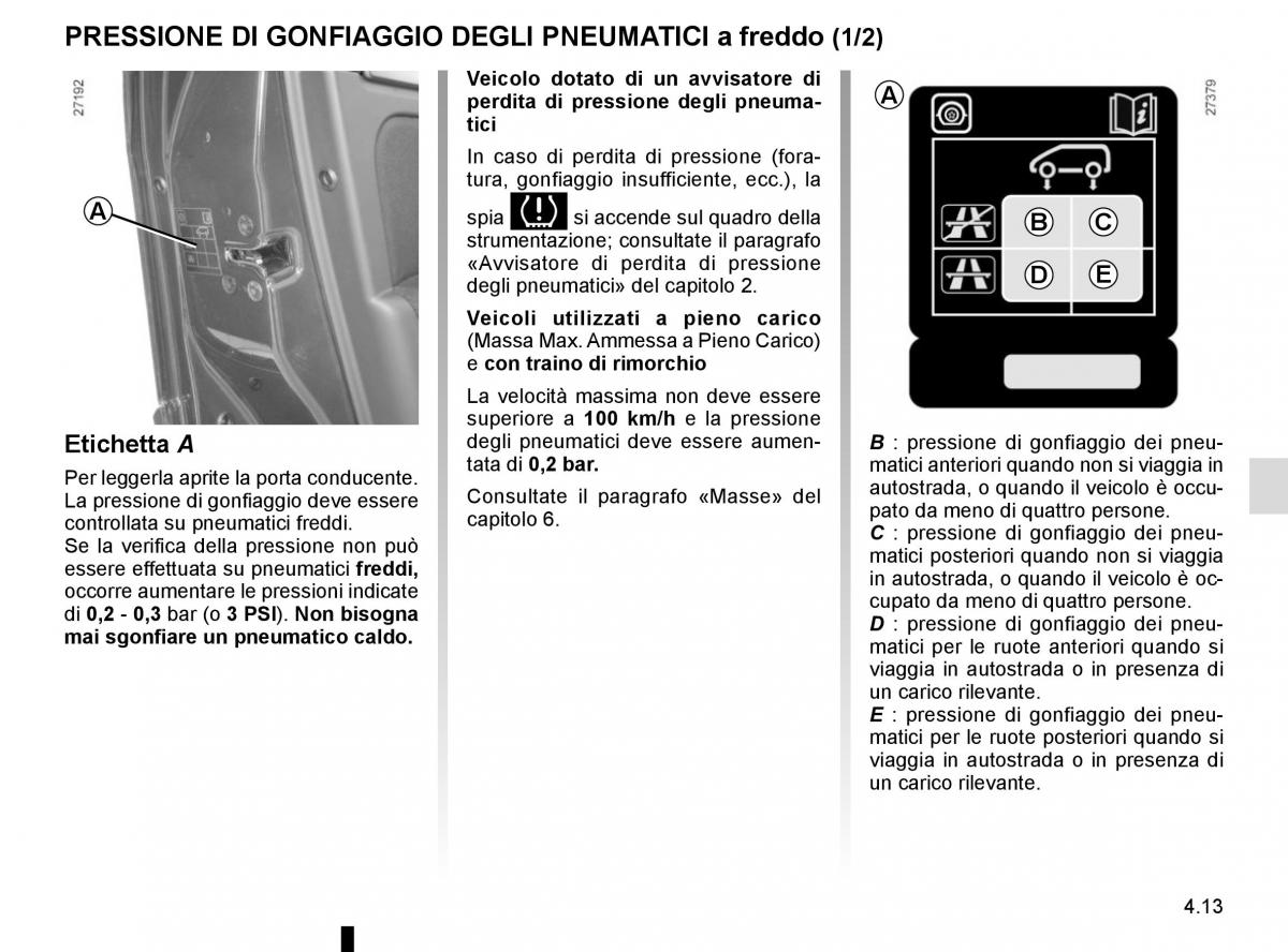 Renault Kangoo II 2 manuale del proprietario / page 181