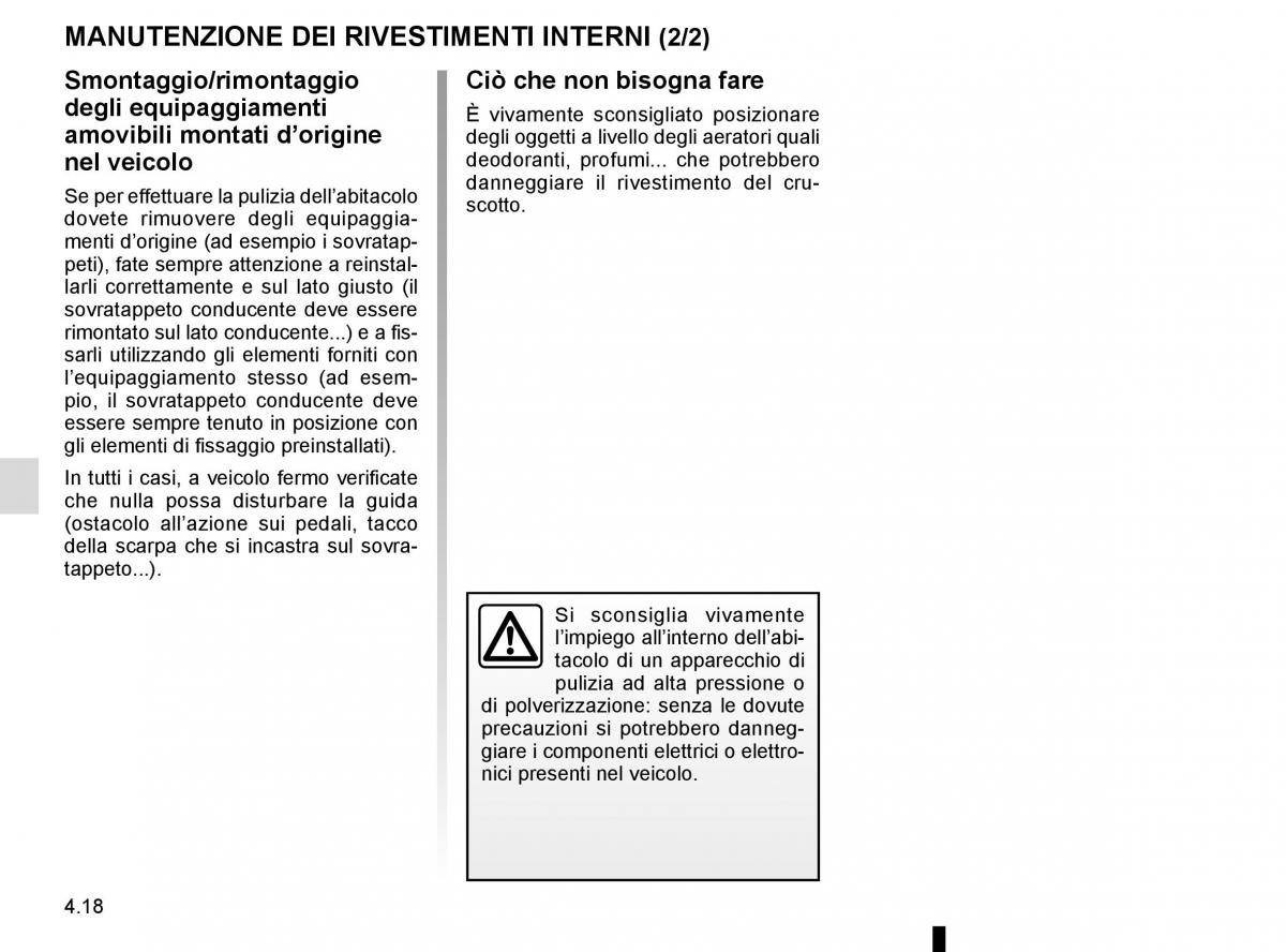 Renault Kangoo II 2 manuale del proprietario / page 186