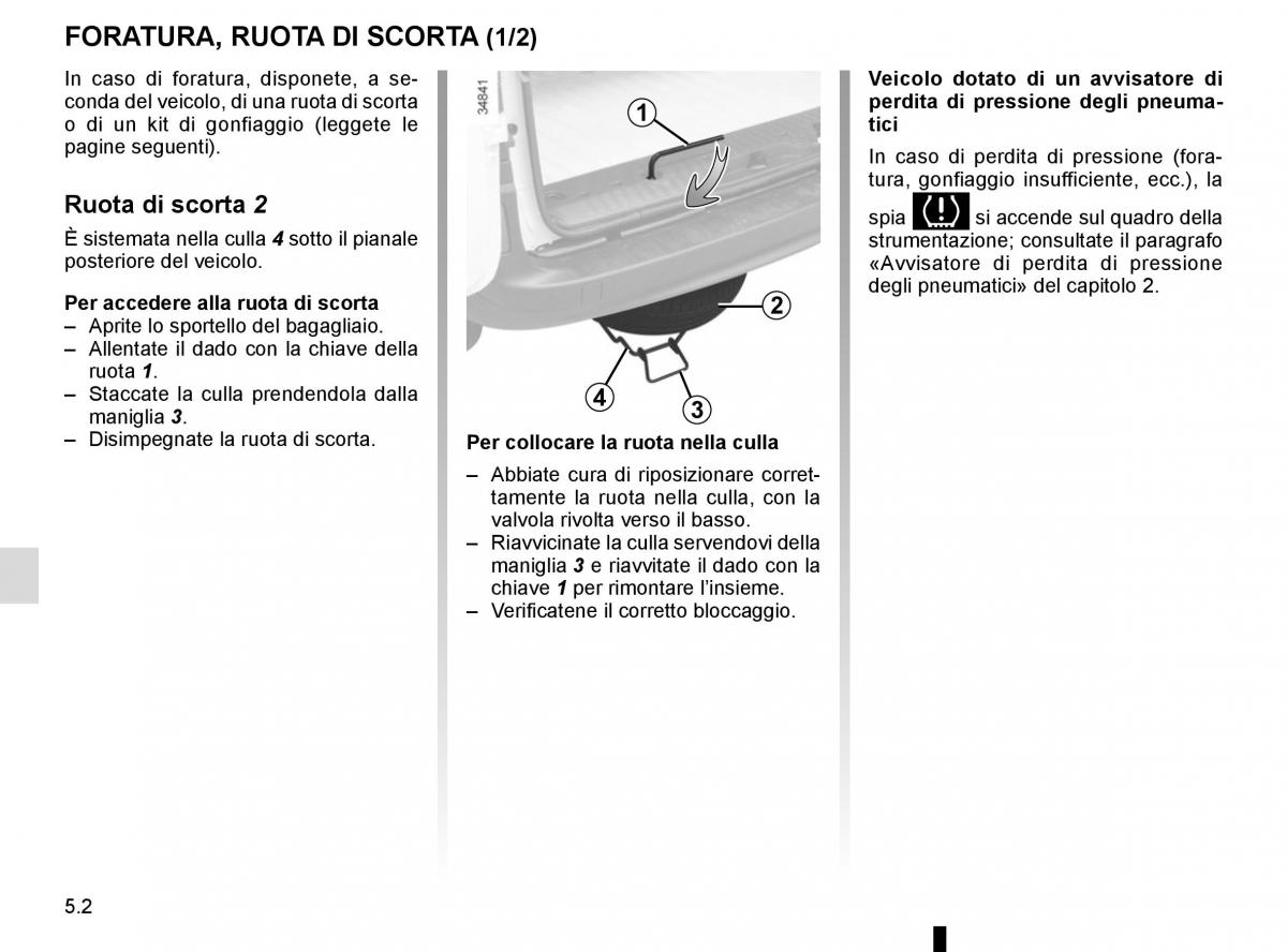 Renault Kangoo II 2 manuale del proprietario / page 188