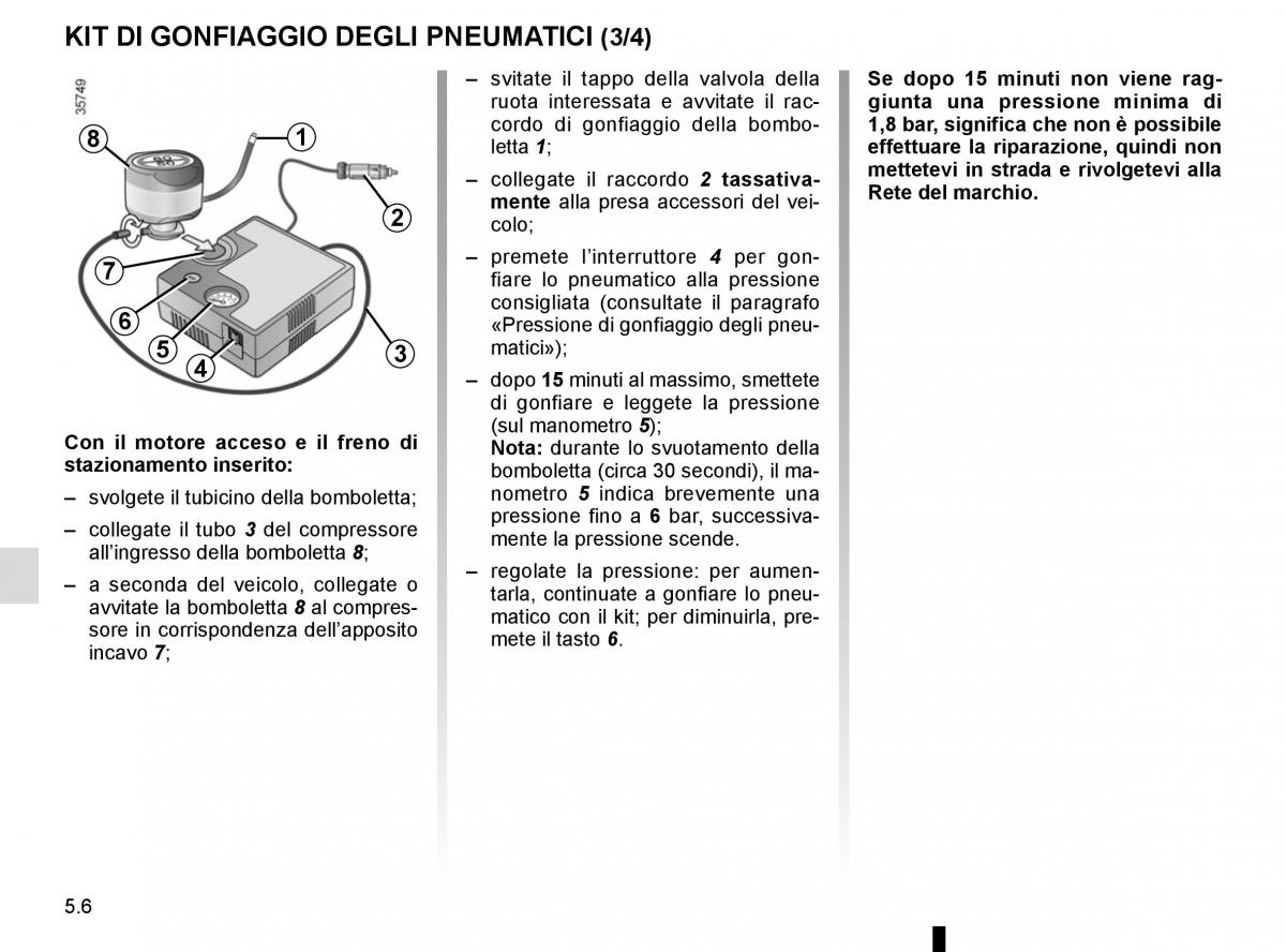 Renault Kangoo II 2 manuale del proprietario / page 192