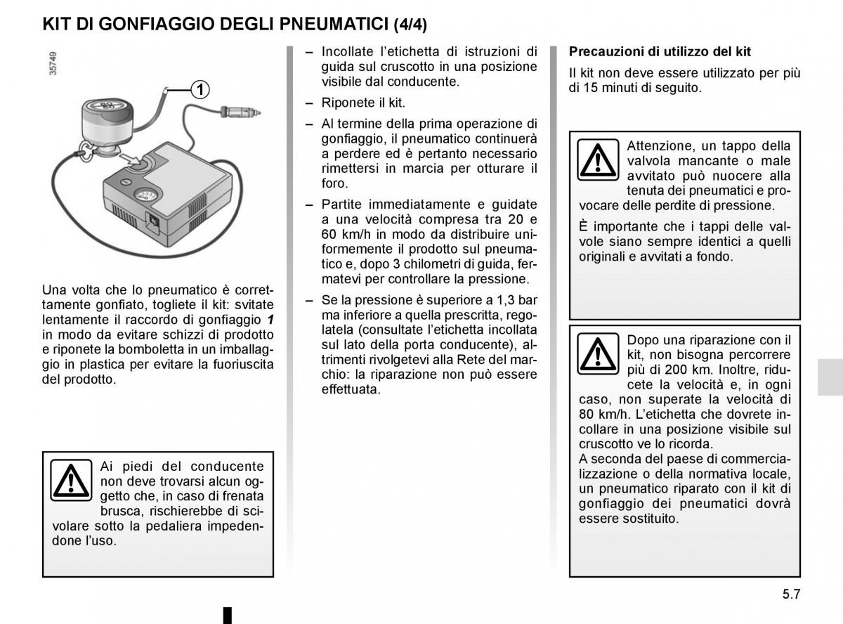 Renault Kangoo II 2 manuale del proprietario / page 193